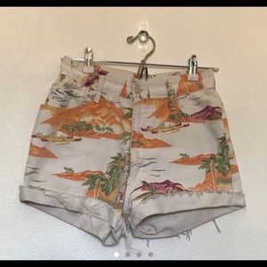 vintage high waist shorts